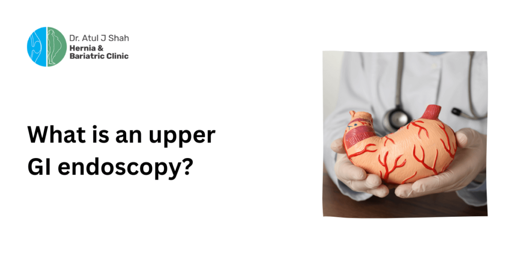 What is an upper GI endoscopy?